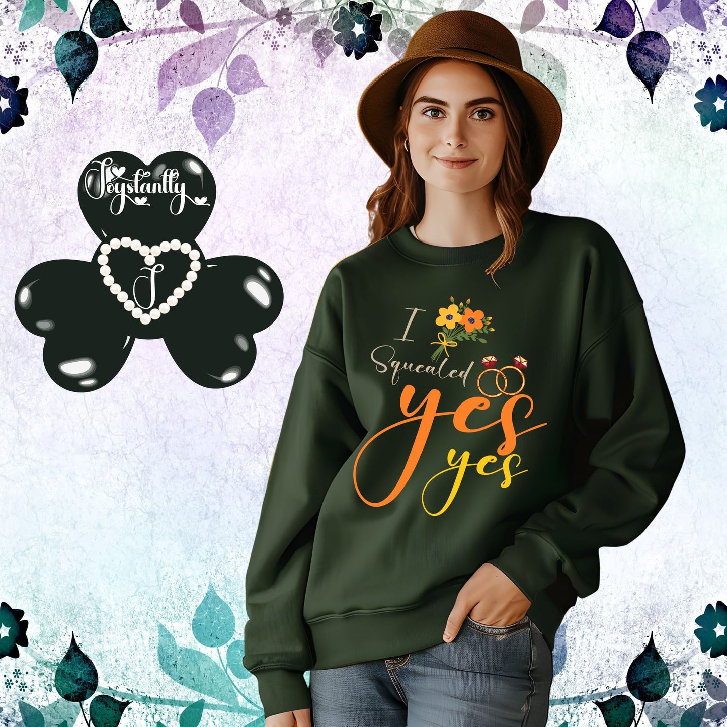 Bachelorette Party Forest Green Sweatshirt