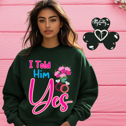 Bachelorette Party Forest Green Sweatshirt