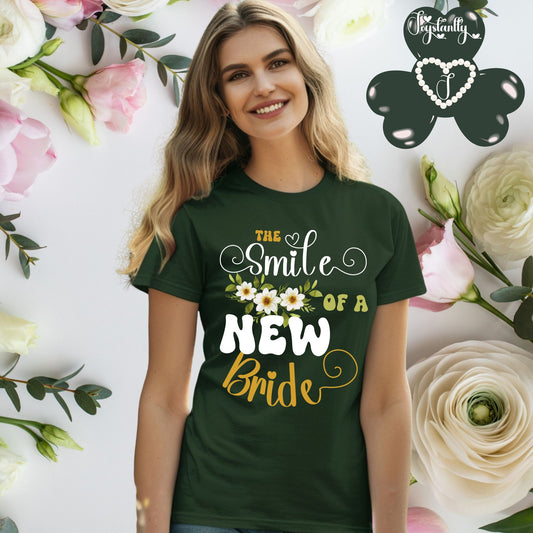 Bachelorette Party Shirt. Forest Green Tee.