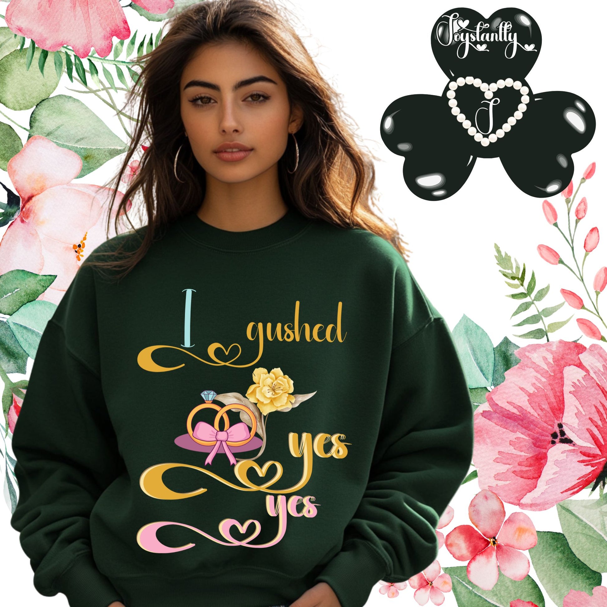 Bachelorette Party Forest Green Sweatshirt