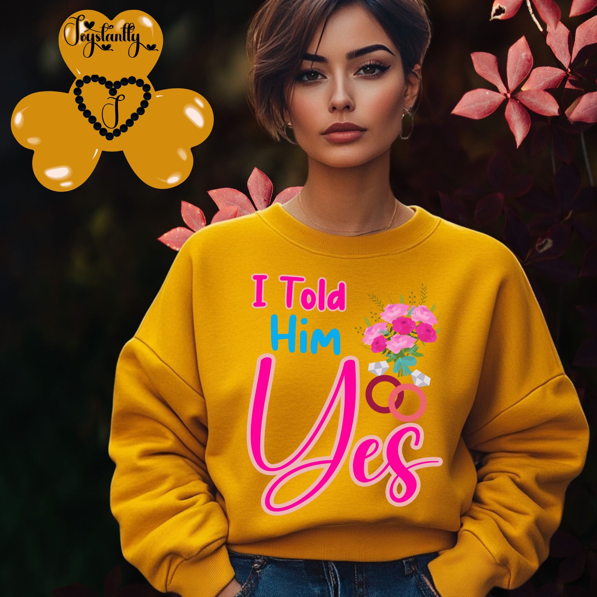 Bachelorette Party Gold Sweatshirt