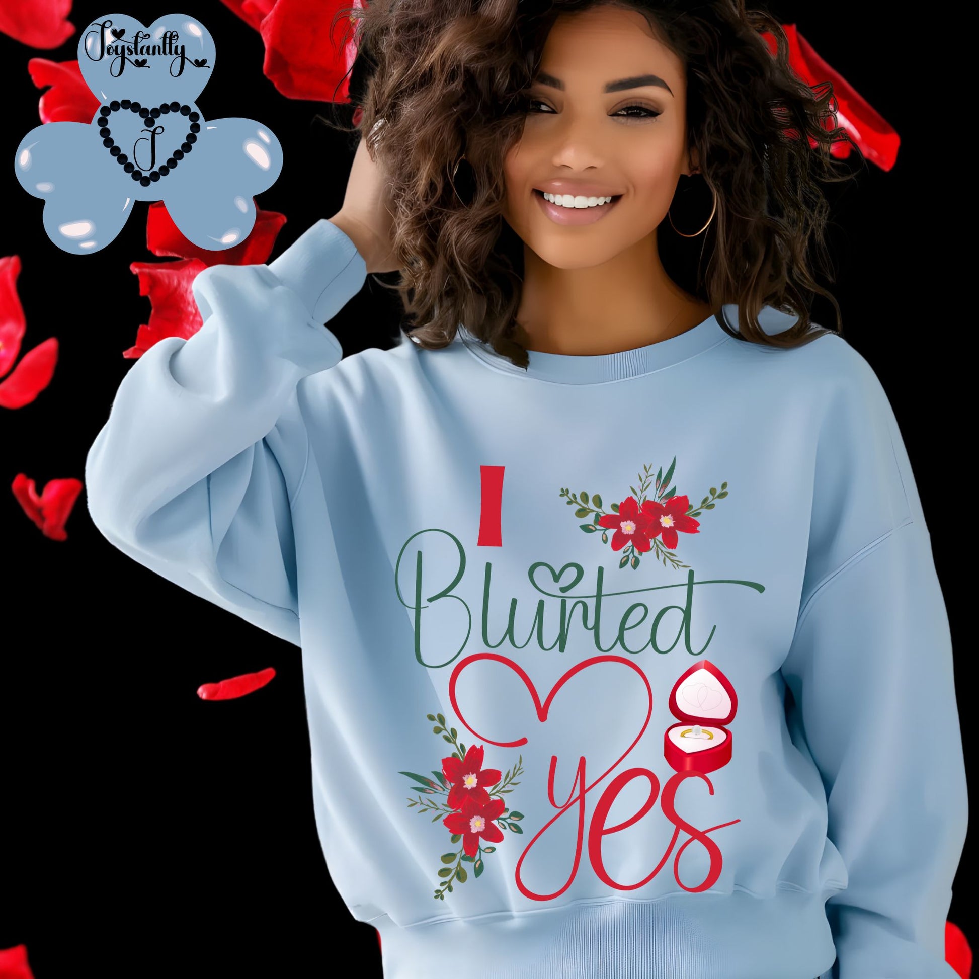 Bachelorette Party Light Blue Sweatshirt