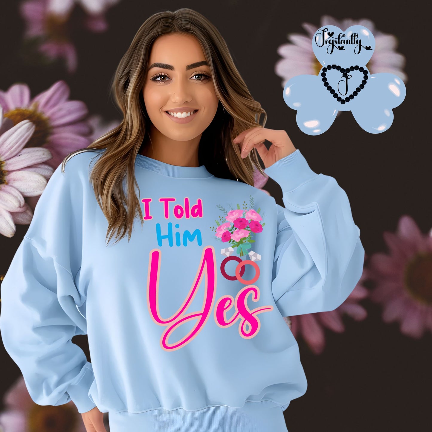 Bachelorette Party Light Blue Sweatshirt
