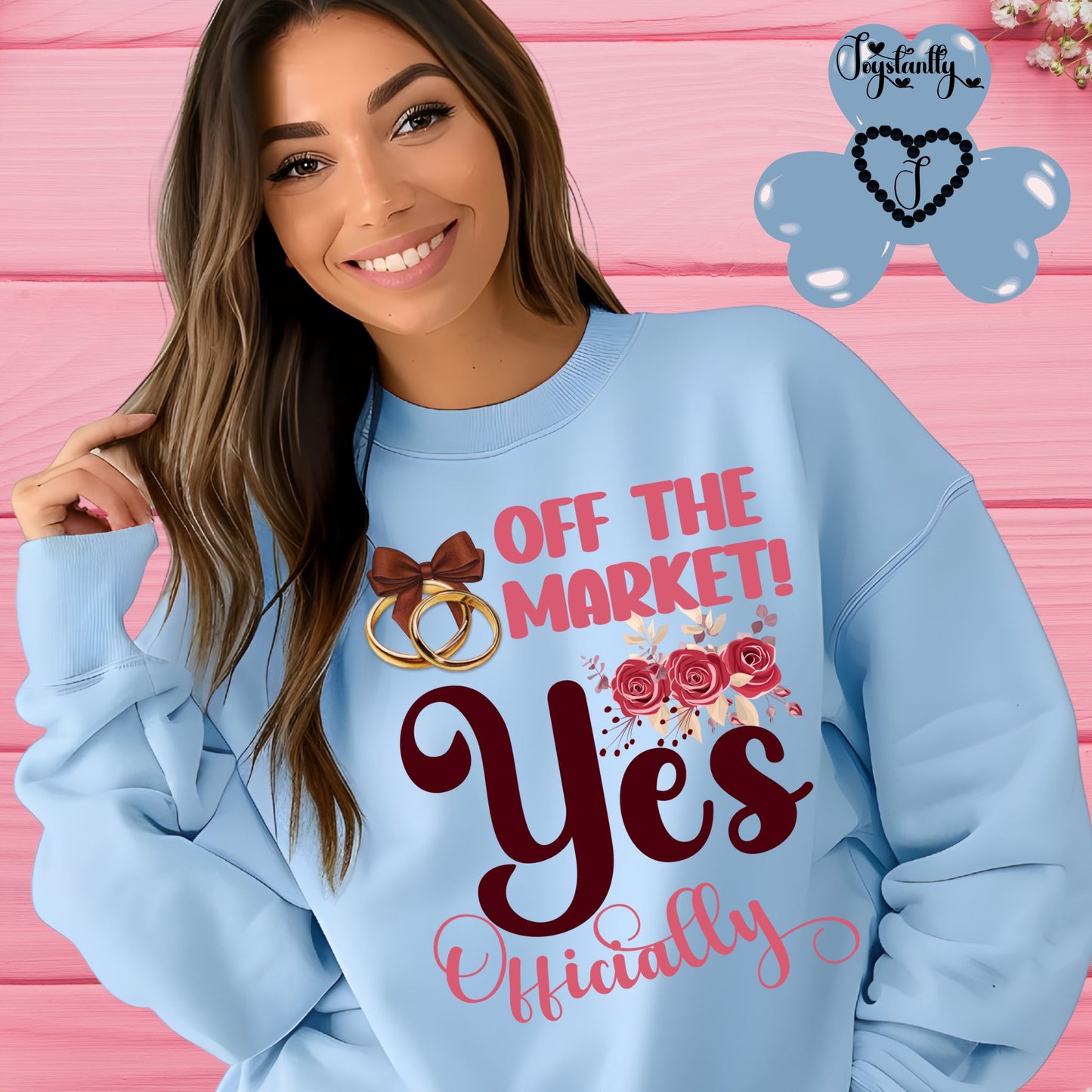 Bachelorette Party Light Blue Sweatshirt