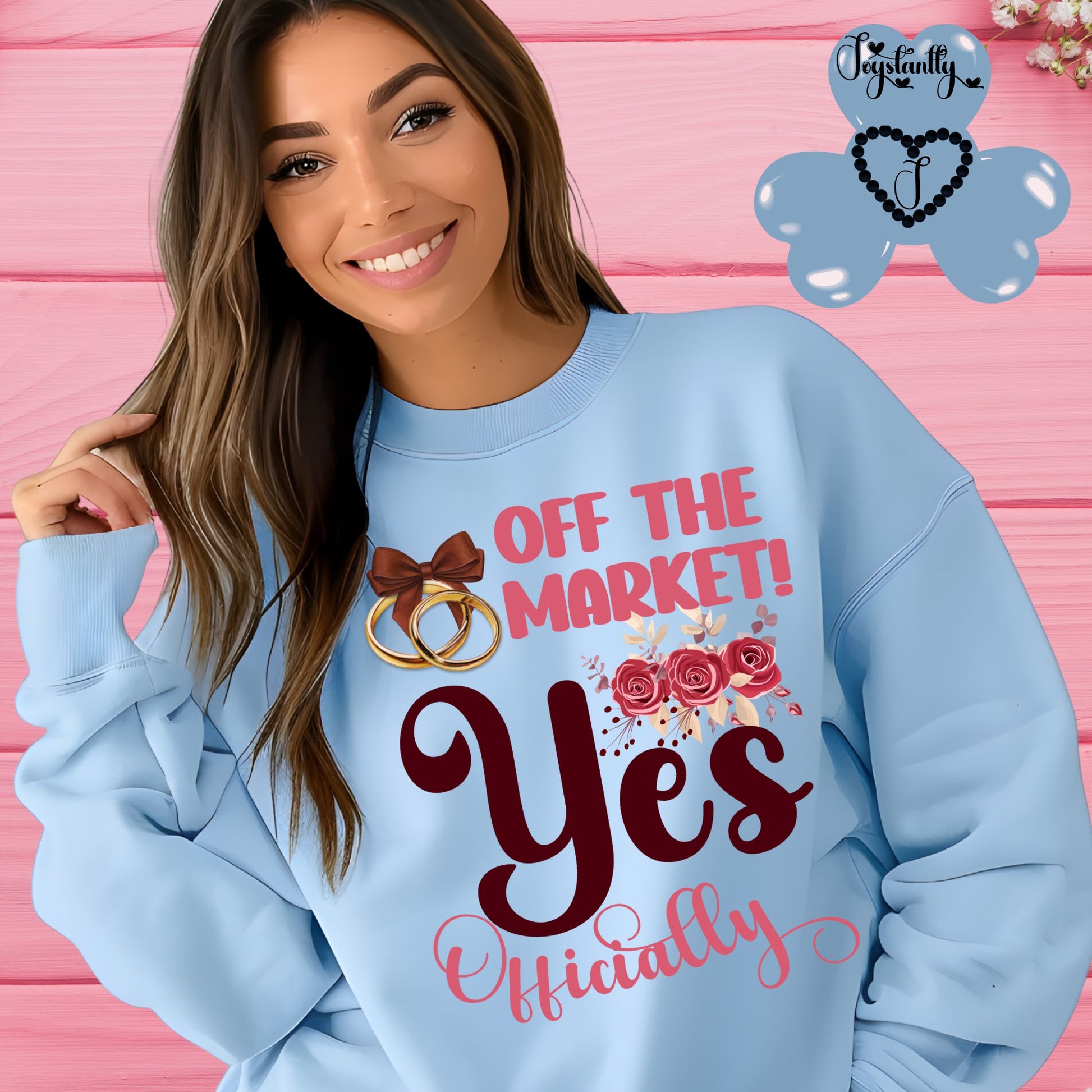 Bachelorette Party Light Blue Sweatshirt
