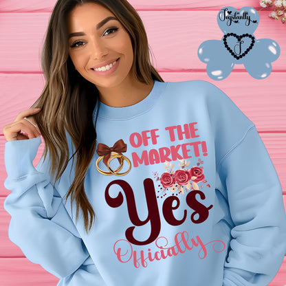 Bachelorette Party Light Blue Sweatshirt