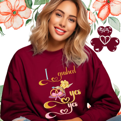 Bachelorette Party Maroon Sweatshirt