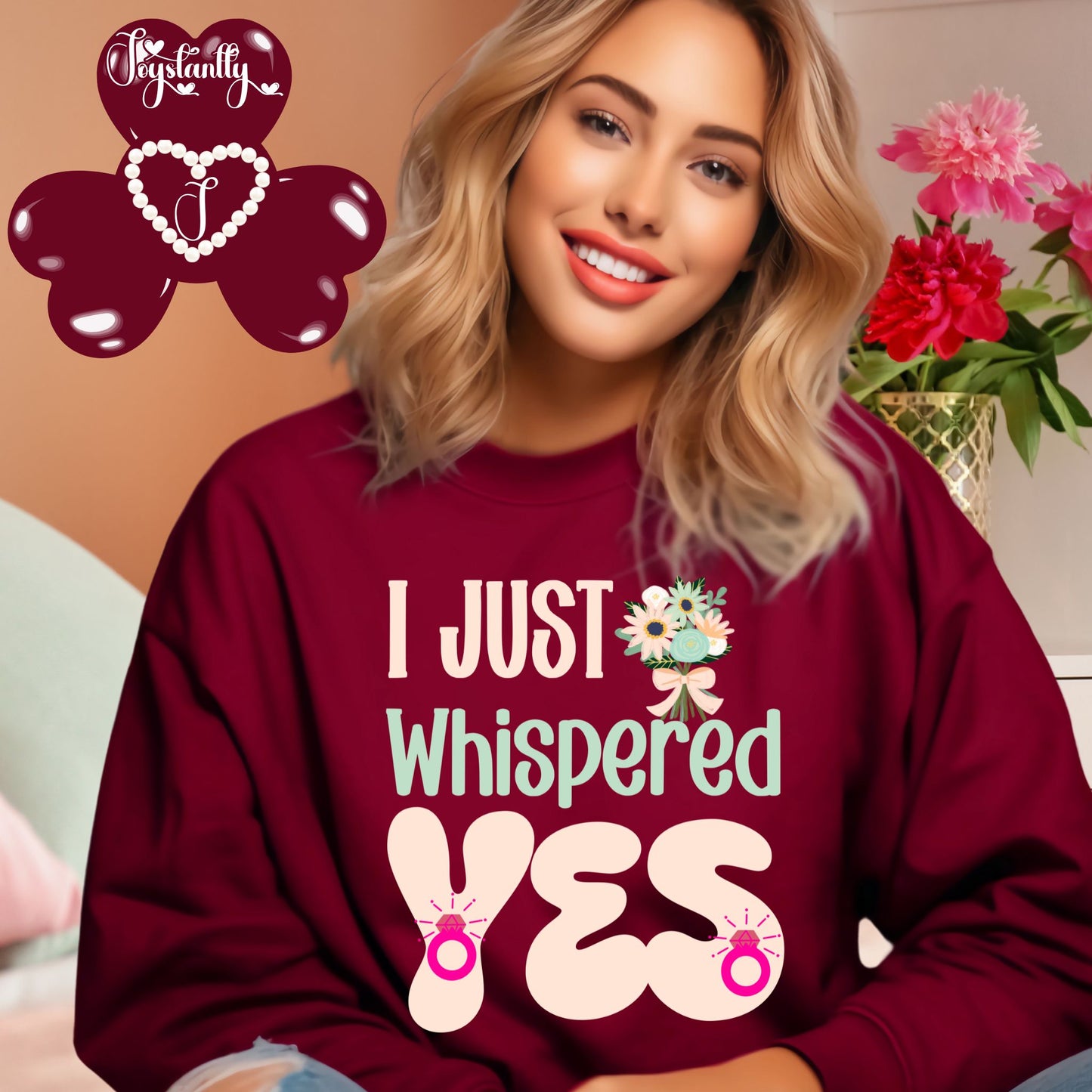 Bachelorette Party Maroon Sweatshirt