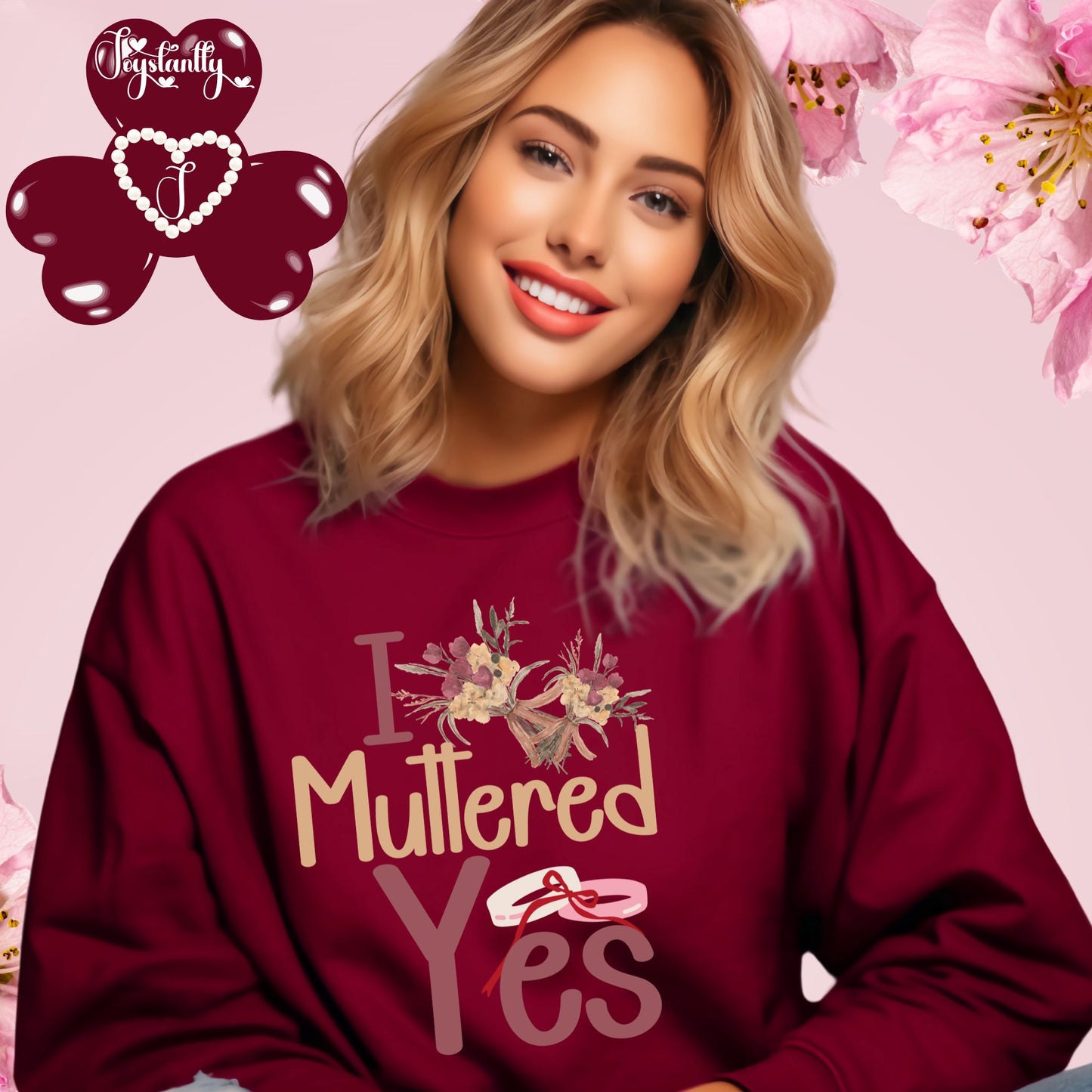Bachelorette Party Maroon Sweatshirt