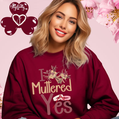 Bachelorette Party Maroon Sweatshirt