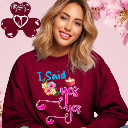 Bachelorette Party Maroon Sweatshirt