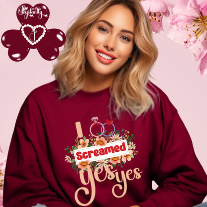 Bachelorette Party Maroon Sweatshirt
