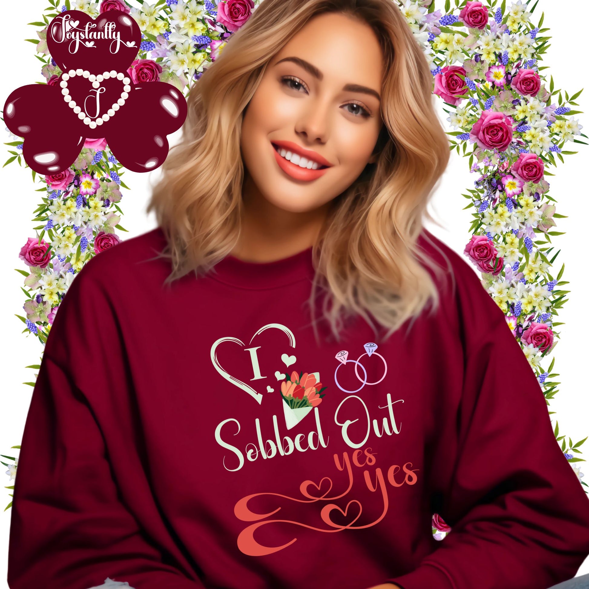 Bachelorette Party Maroon Sweatshirt