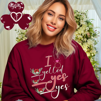 Bachelorette Party Maroon Sweatshirt