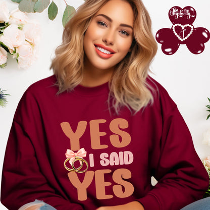 Bachelorette Party Maroon Sweatshirt