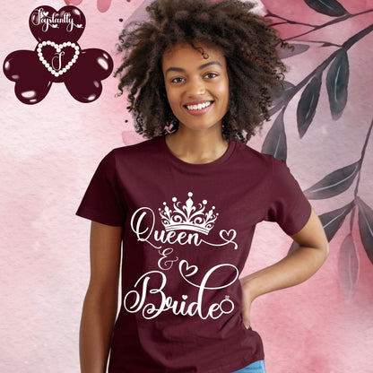Bachelorette Party Shirt. Maroon Shirt.