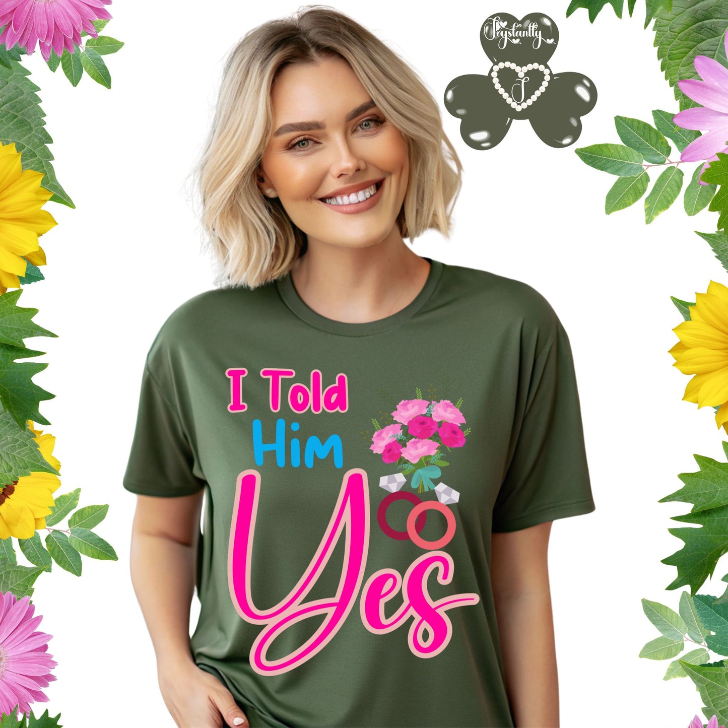 Bachelorette Military Green Shirt