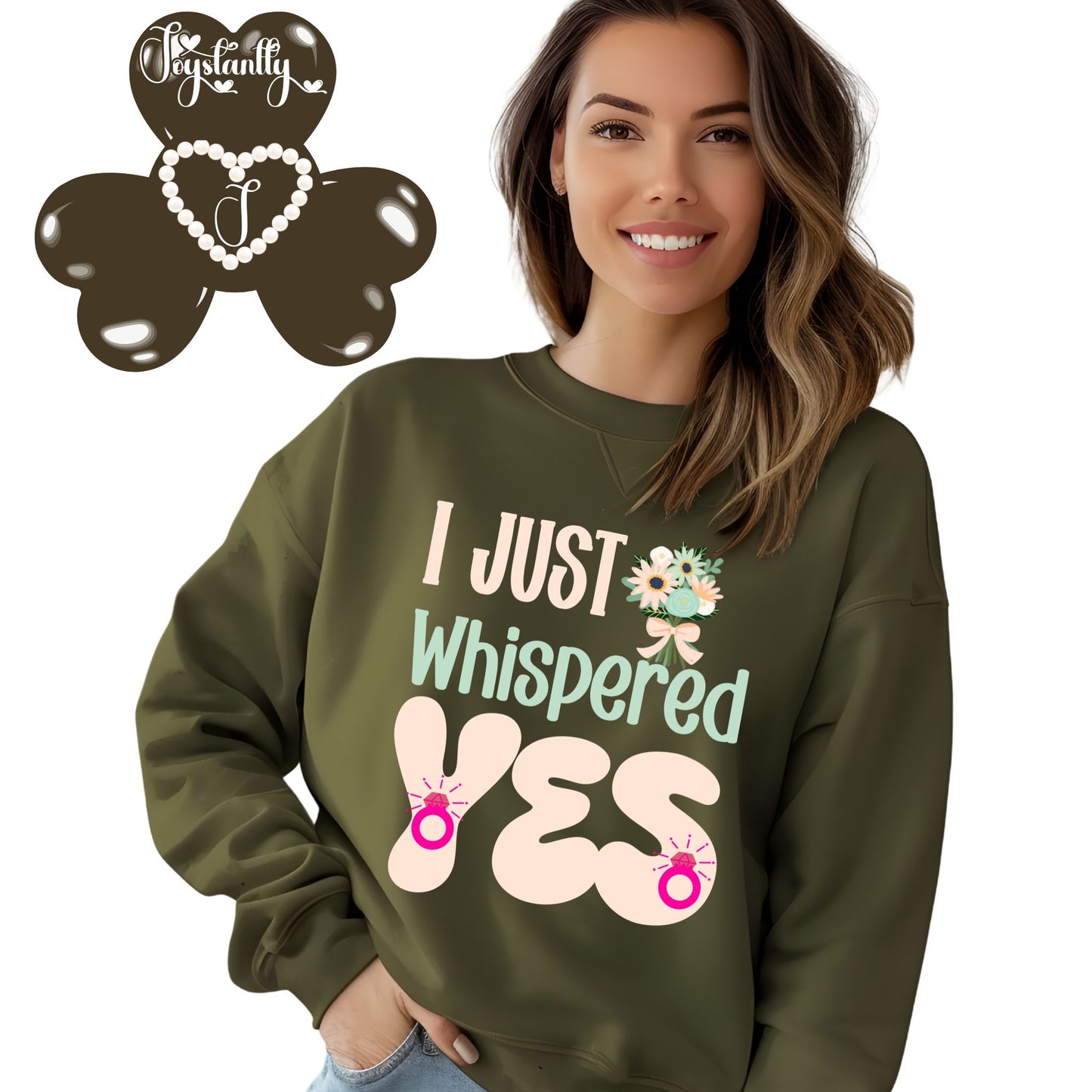 Bachelorette Party Military Green Sweatshirt