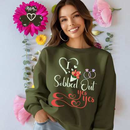 Bachelorette Party Military Green Sweatshirt