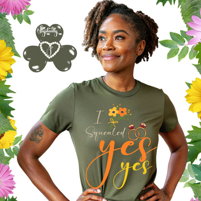 Bachelorette Military Green Shirt