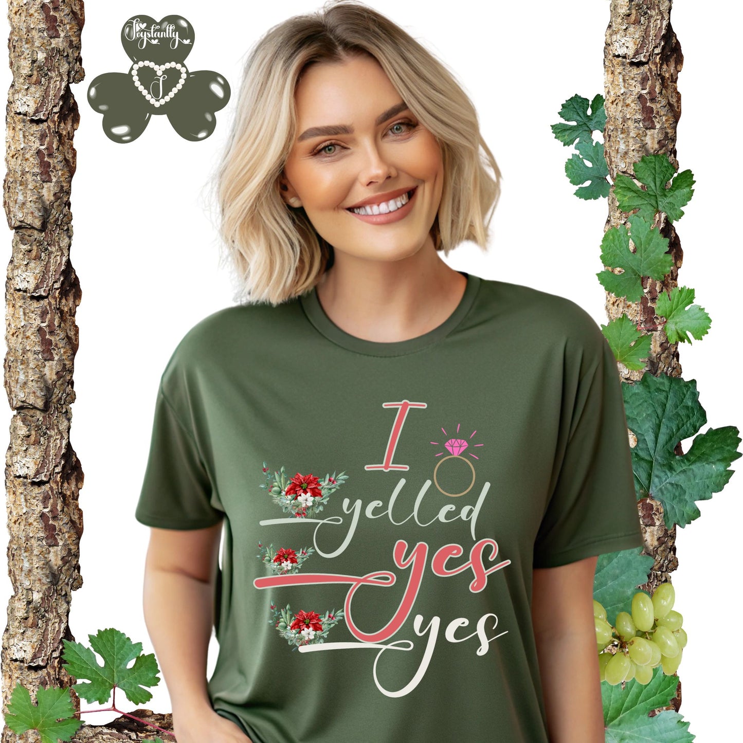 Bachelorette Military Green Shirt