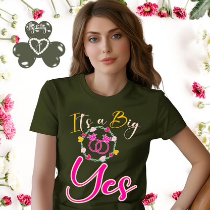 Bachelorette Military Green Shirt