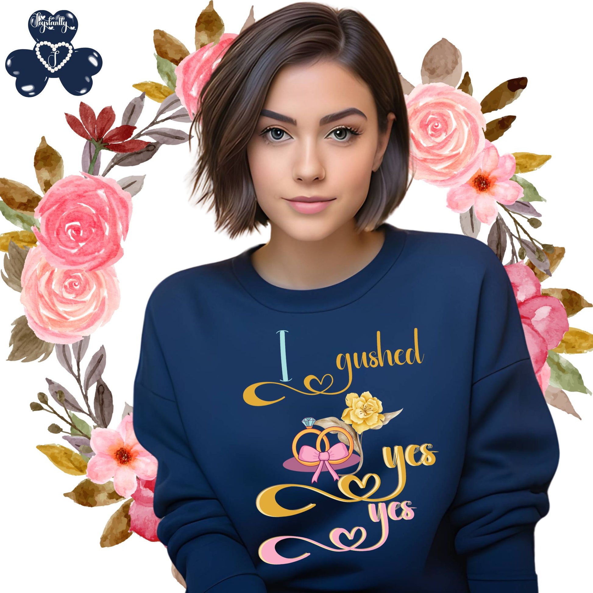 Bachelorette Party Navy Blue Sweatshirt
