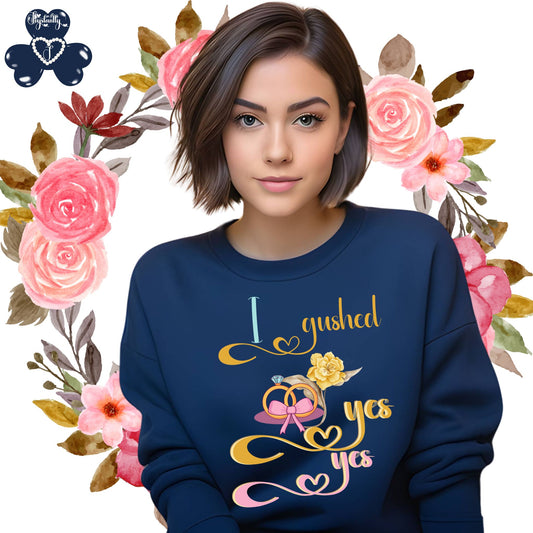 Bachelorette Party Navy Blue Sweatshirt