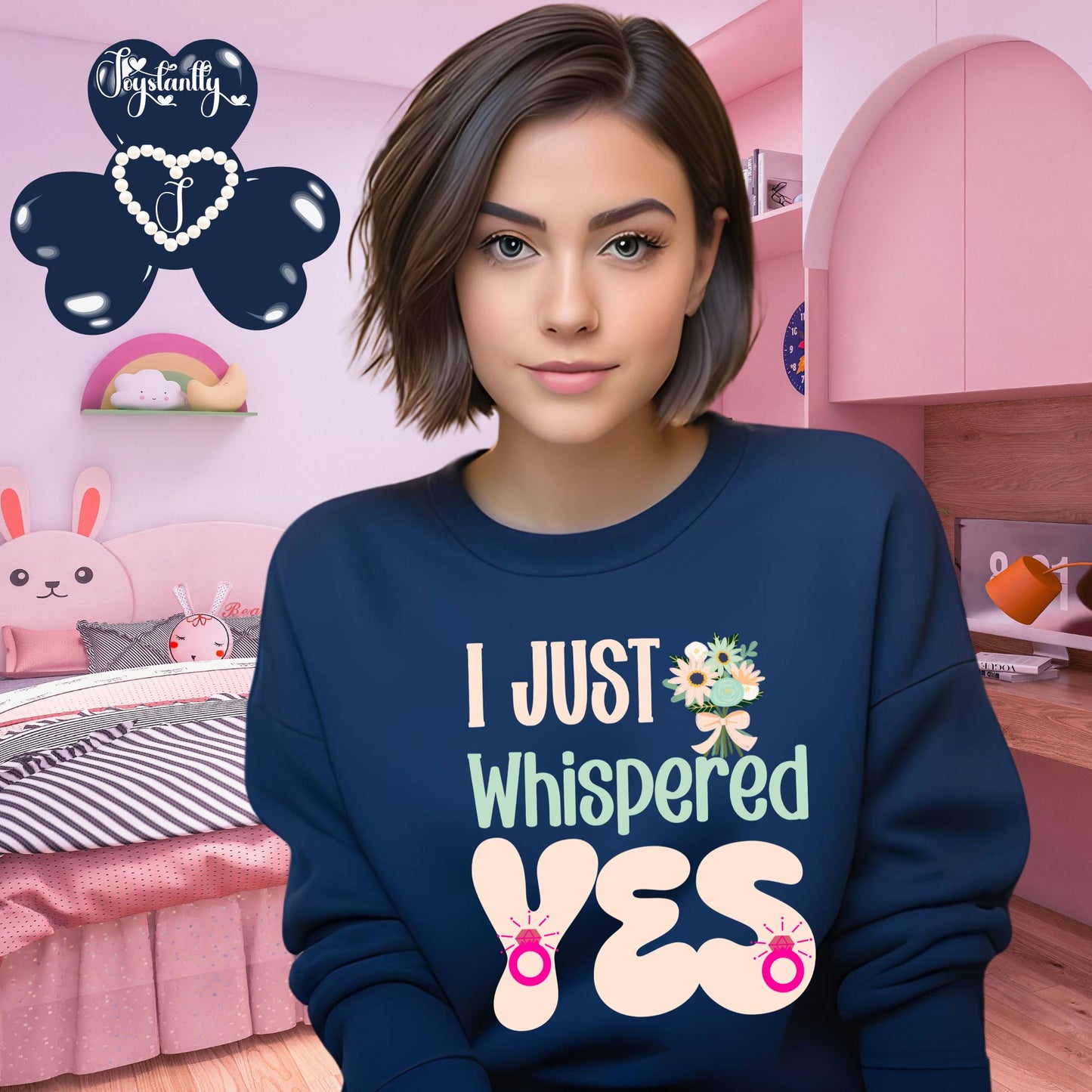 Bachelorette Party Navy Blue Sweatshirt