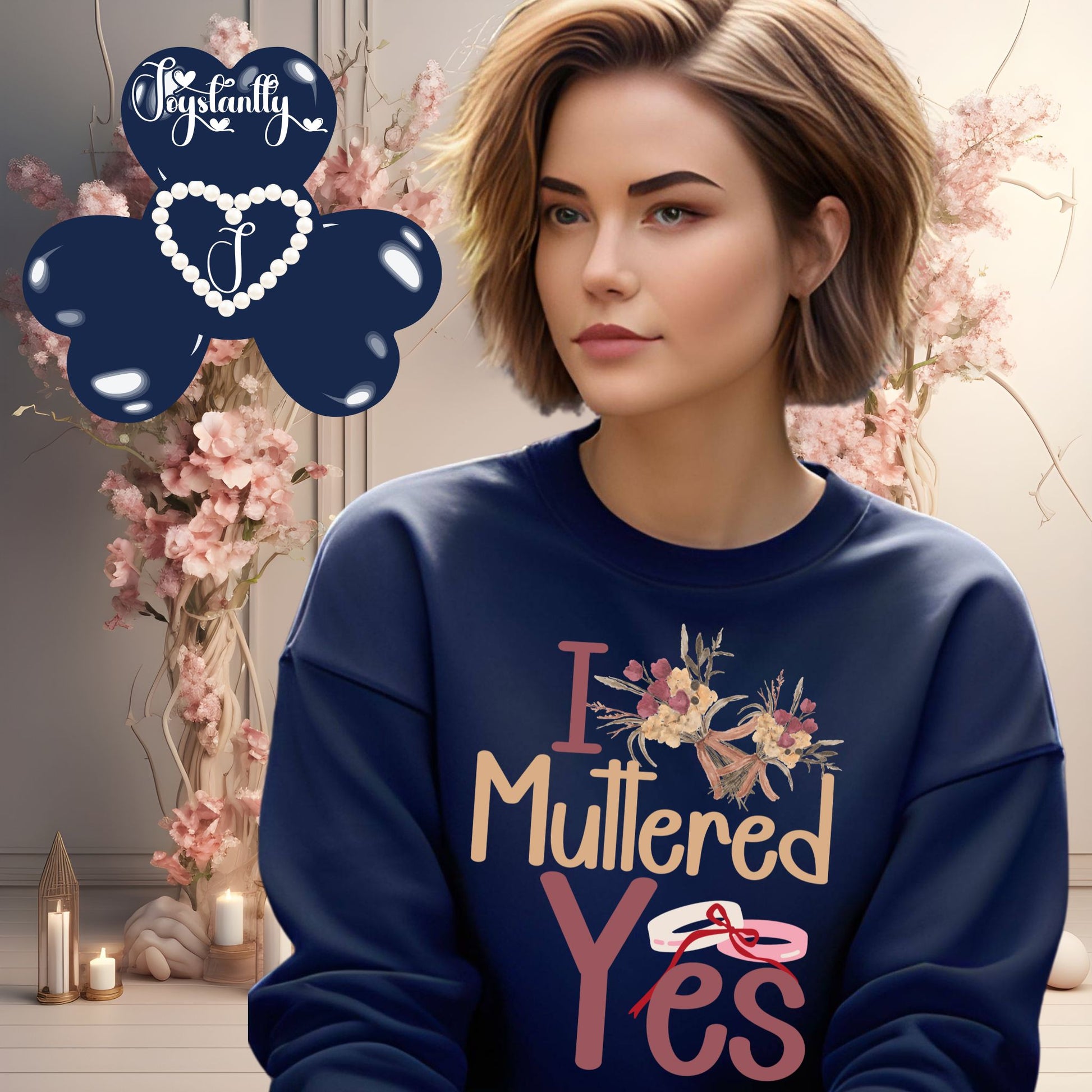 Bachelorette Party Navy Blue Sweatshirt
