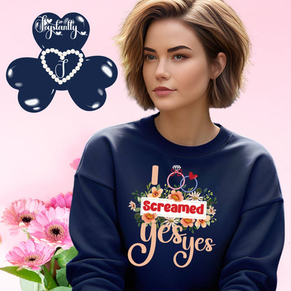 Bachelorette Party Navy Blue Sweatshirt