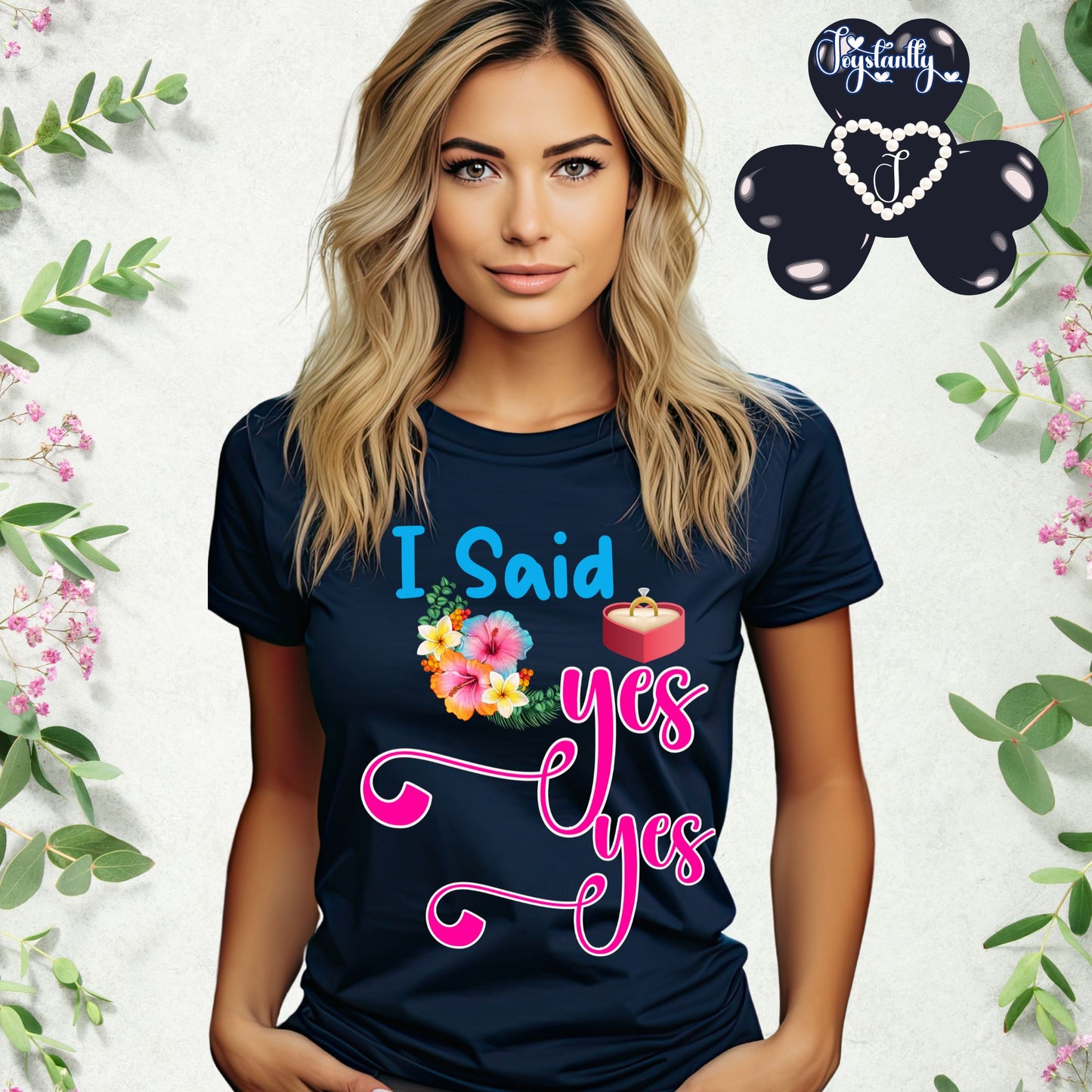 Bachelorette Navy Blue T-Shirt