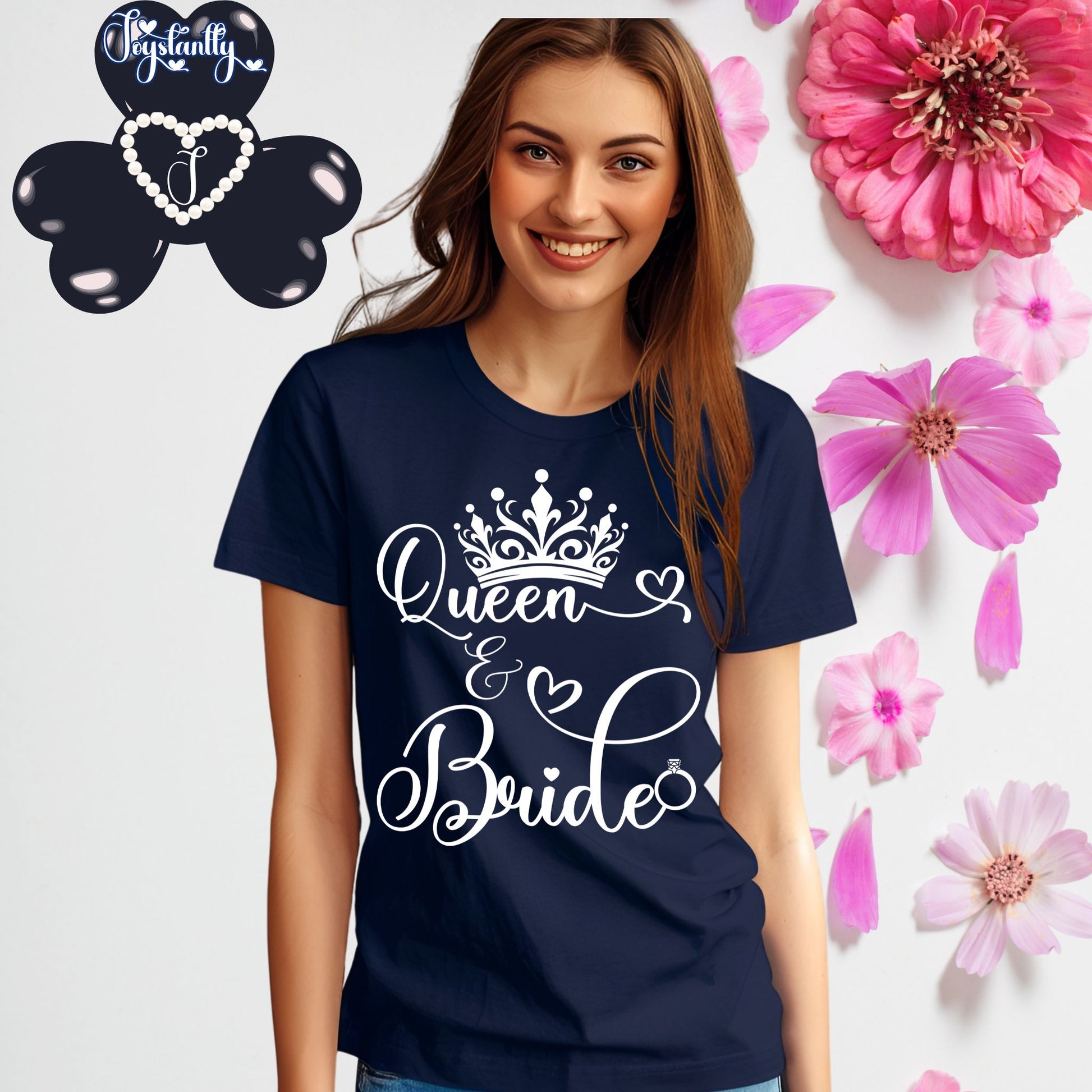 Bachelorette Party Shirt. Navy Blue Shirt.