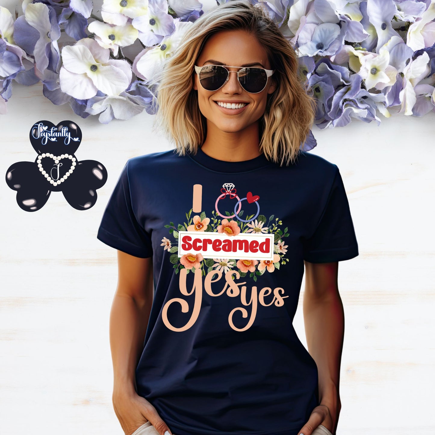 Bachelorette Navy Blue Shirt