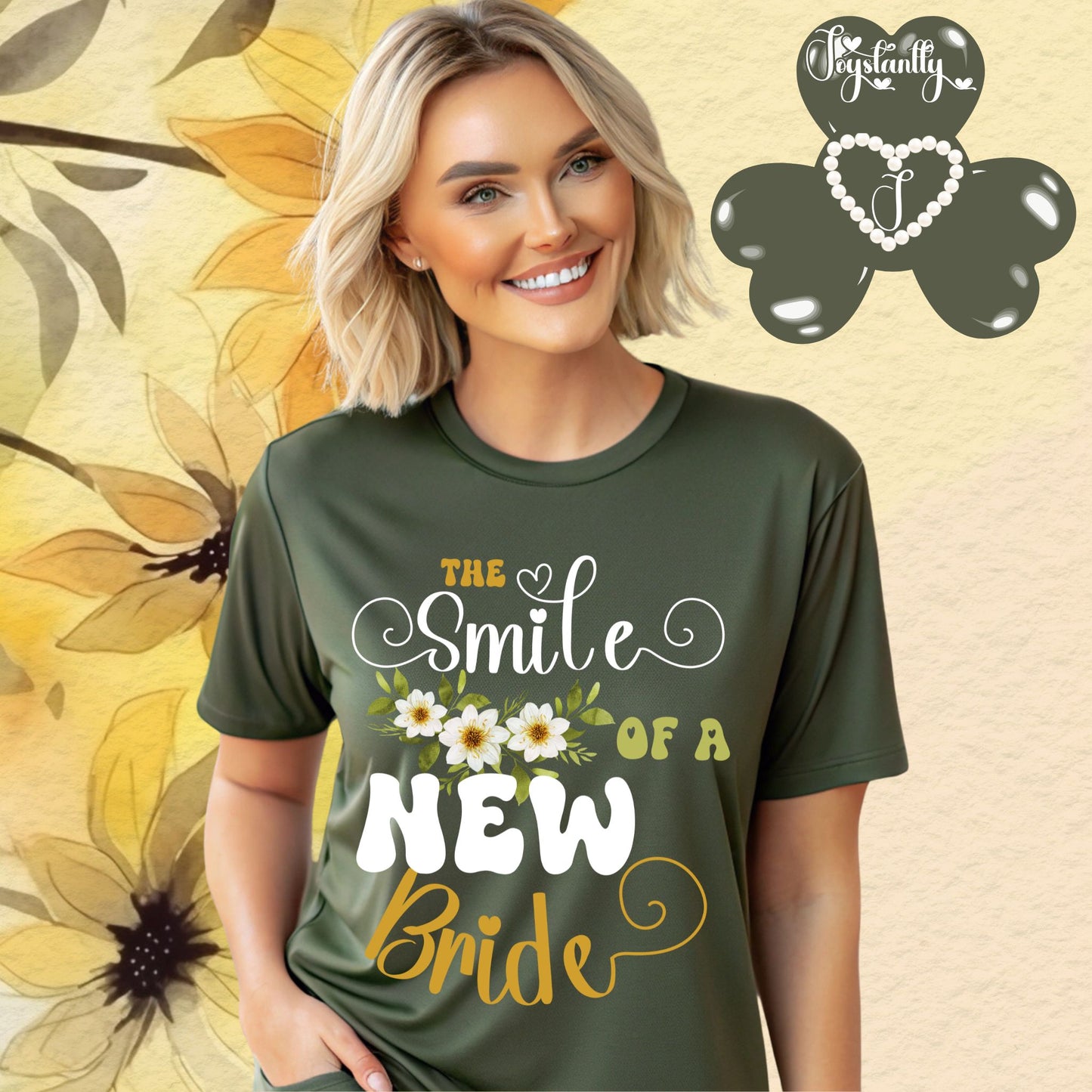 Bachelorette Party Shirt. Military Green Tee.