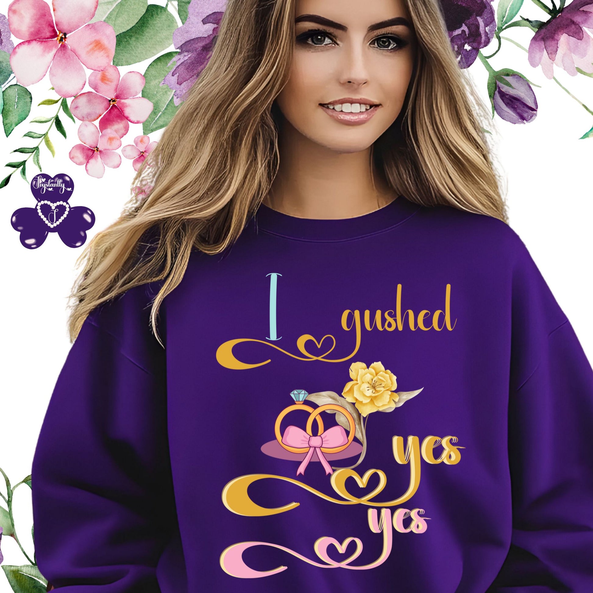 Bachelorette Party Purple Sweatshirt