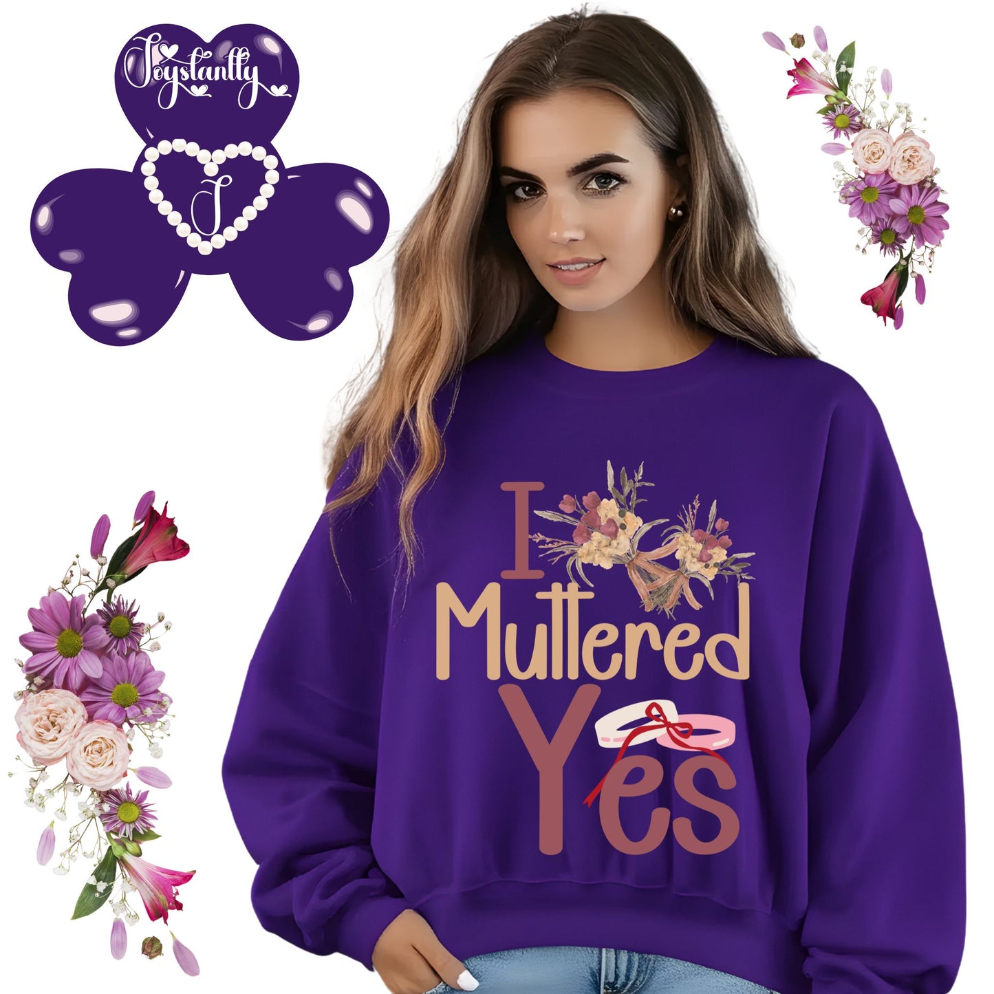 Bachelorette Party Purple Sweatshirt