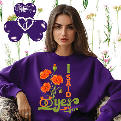 Bachelorette Party Purple Sweatshirt
