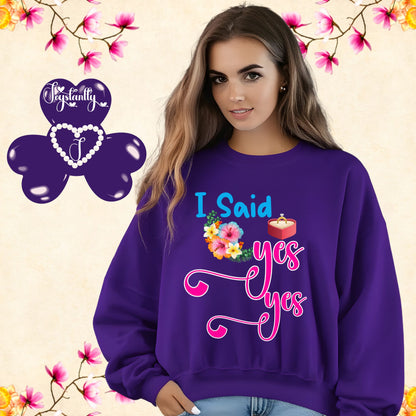 Bachelorette Party Purple Sweatshirt