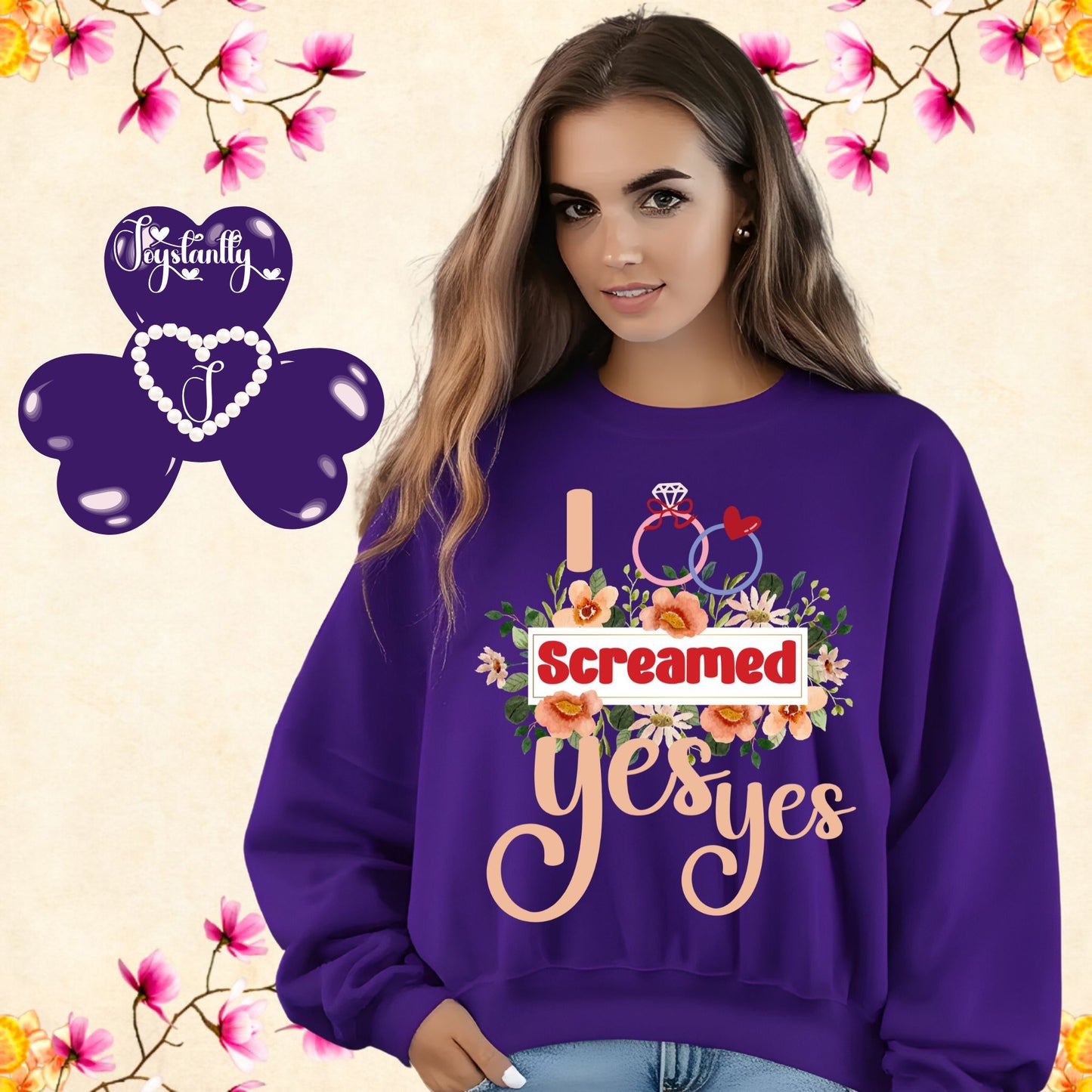 Bachelorette Party Purple Sweatshirt