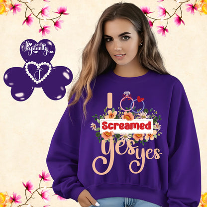 Bachelorette Party Purple Sweatshirt
