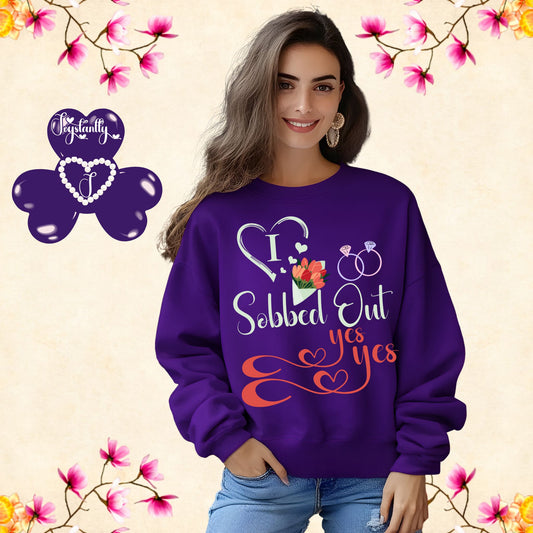 Bachelorette Party Purple Sweatshirt