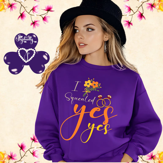 Bachelorette Party Purple Sweatshirt