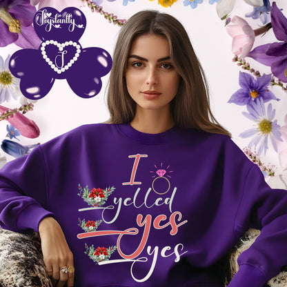 Bachelorette Party Purple Sweatshirt