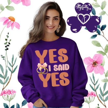 Bachelorette Party Purple Sweatshirt