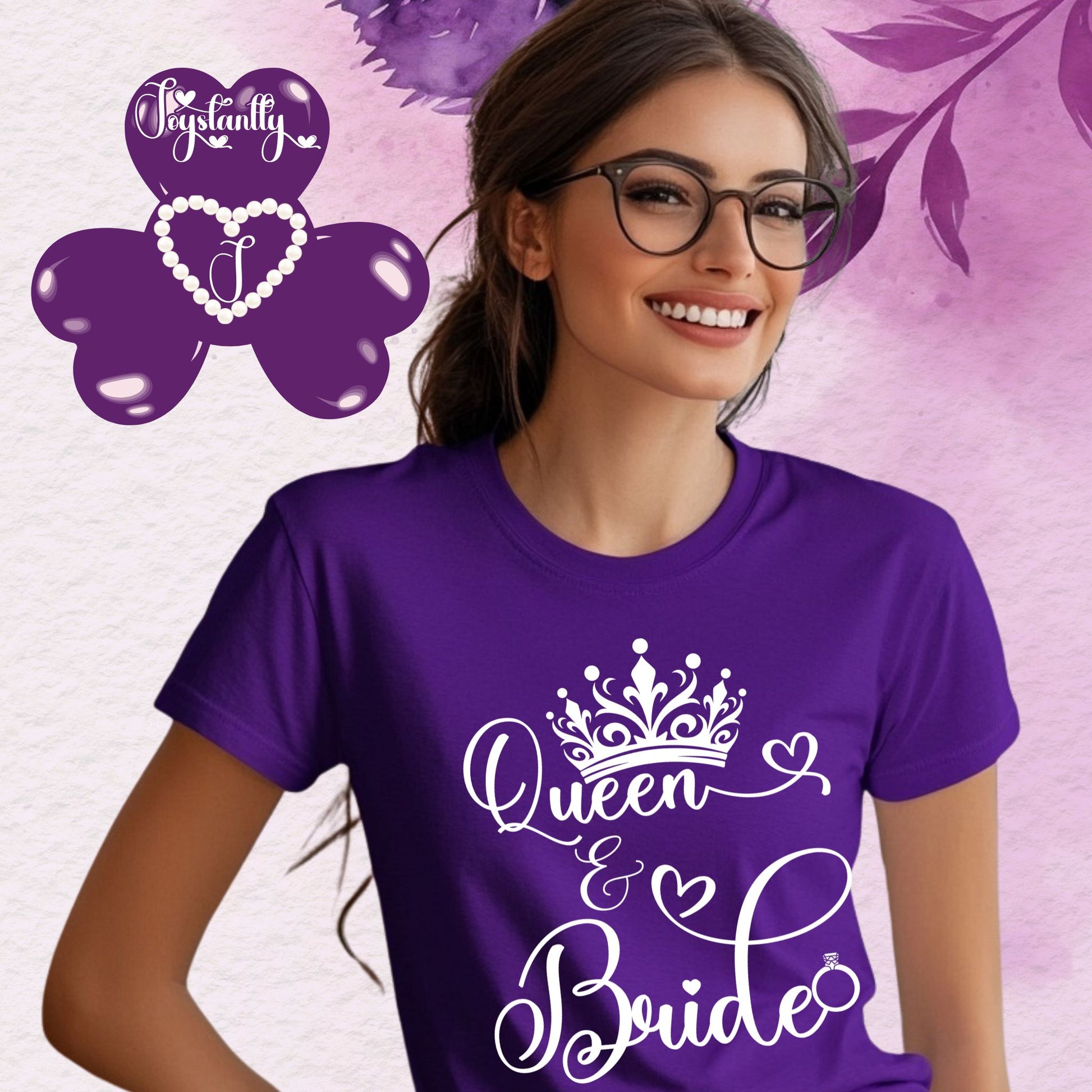 Bachelorette Party Shirt. Purple Shirt.