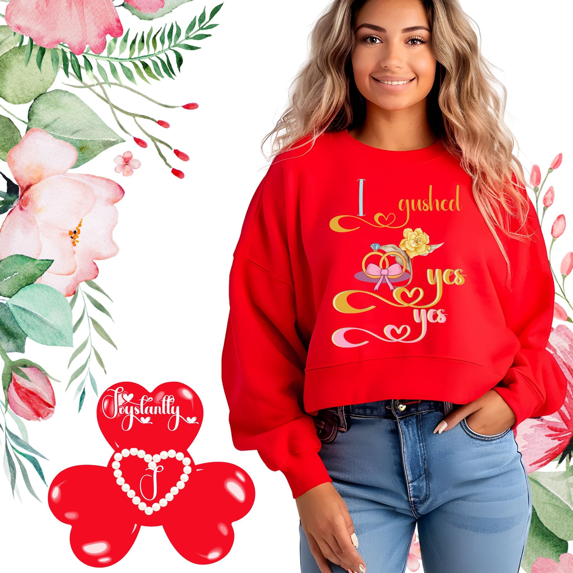 Bachelorette Party Red Sweatshirt