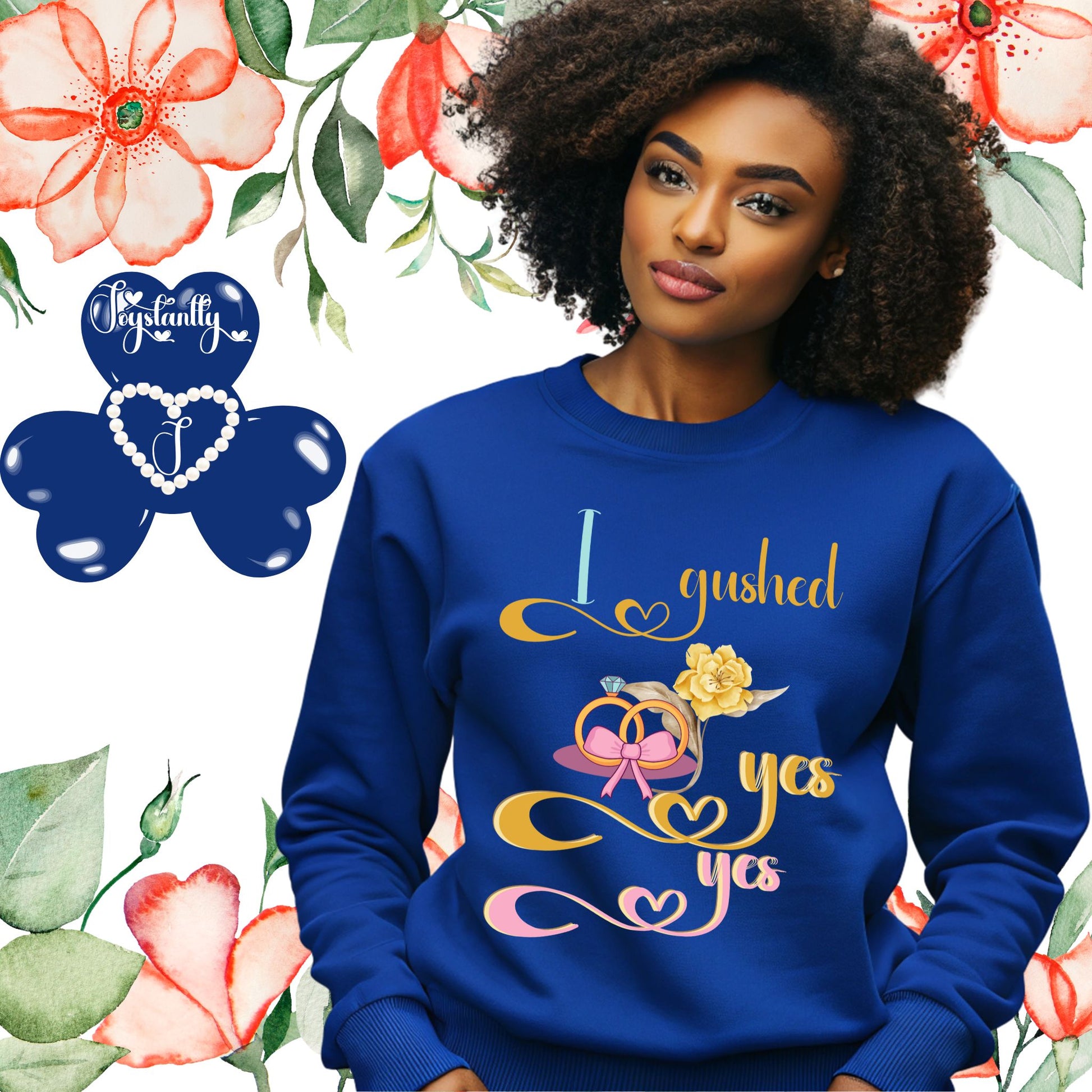 Bachelorette Party Royal Blue Sweatshirt