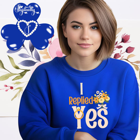 Bachelorette Party Royal Blue Sweatshirt