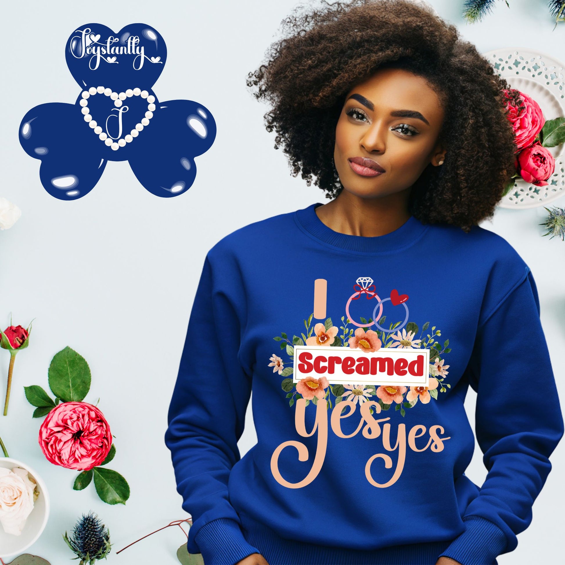 Bachelorette Party Royal Blue Sweatshirt